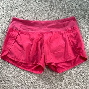 4” LuluLemon Mid-Rise Speed Up Shorts